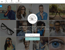 Tablet Screenshot of jamesleonardopticians.com